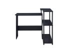 Ievi Writing Desk; Black Finish