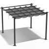 10*10ft Outdoor Pergola Grey