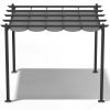10*10ft Outdoor Pergola Grey