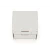 Manhattan Comfort Rockefeller 2.0 Mid-Century Modern 2-Drawer Nightstand in Off White