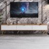 70.9'' W Mid-Century Modern TV Stands Entertainment Center with Storage