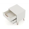 Manhattan Comfort Rockefeller 2.0 Mid-Century- Modern Nightstand with 2-Drawer in