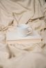 Omne Sleep 4-Piece Cream Bamboo Flex Head California King Hypoallergenic Sheet Set