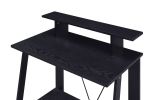 Nypho Writing Desk; Black Finish
