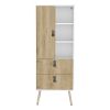 Tall Dresser Magness, Bedroom, White / Macadamia