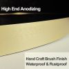 Round bathroom mirror Space aluminum bathroom washstand wall-mounted mirror Nordic style light luxury simple black/gold