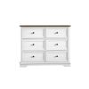6 DrawersTall Dresser for Bedroom Vertical Storage Tower  Wood Top Closets