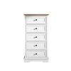 Tall Dresser for Bedroom with 5 Drawers for Closet, Chest of Drawers with Metal Handle