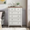 Modern 6 Drawers Dresser 6 Drawers Cabinet,Chest of Drawers Closet Organizers and Storage Clothes Storage Drawers Cabinet for Living Room