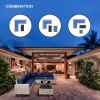 7-Piece Outdoor Patio Furniture Sets, All-Weather Wicker Rattan Sectional Sofa