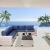 7-Piece Outdoor Patio Furniture Sets, All-Weather Wicker Rattan Sectional Sofa