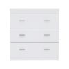Dove Three Drawer Dresser, Superior Top, Light Gray