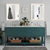 4 Size LED Bathroom Mirror;  Backlit and Front Lighted Mirror for Bathroom;  Wall Mounted Bathroom Vanity Framed Mirror Includes Dimmer;  ; Defogger;