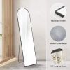 Floor Standing Mirror, Wall Mirror with Stand Aluminum Alloy Thin Frame,21''*64''