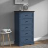 Tall Dresser for Bedroom with 5 Drawers for Closet, Chest of Drawers with Metal Handle