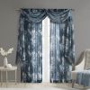 Printed Floral Voile Sheer Scarf