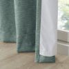 Tonal Printed Faux Silk Total Blackout Curtain Panel Pair
