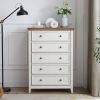 Modern 6 Drawers Dresser 6 Drawers Cabinet,Chest of Drawers Closet Organizers and Storage Clothes Storage Drawers Cabinet for Living Room