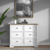 6 DrawersTall Dresser for Bedroom Vertical Storage Tower  Wood Top Closets