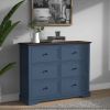 6 DrawersTall Dresser for Bedroom Vertical Storage Tower  Wood Top Closets